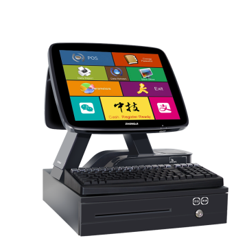 First Choice for Supermarkets: 15 Inch Touch Screen POS System with Card Reader