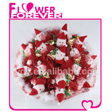 Plush Santa Claus Bouquet Gift Christmas