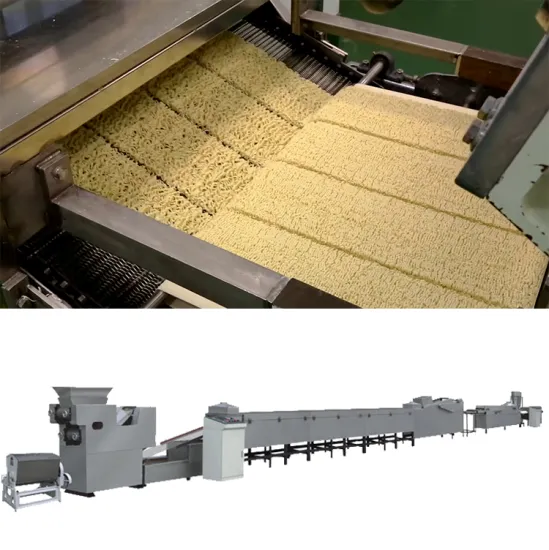 High Efficiency Fried Noodle Making Machine: Instant Ramen Production Equipment & Cup Noodle Forming Machine