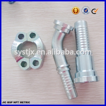 6000PSI carbon steel hydraulic flange split and flange hose fitting