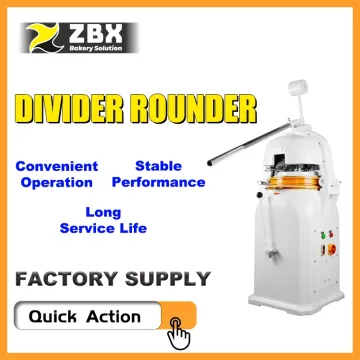 Bread Cutter Roller Rounder Divider Rolling Dough Dividing and Rounding Machine