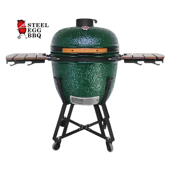 High Quality Green Kamado 23.5 24 inch Ceramic grill Charcoal Kamado Grill
