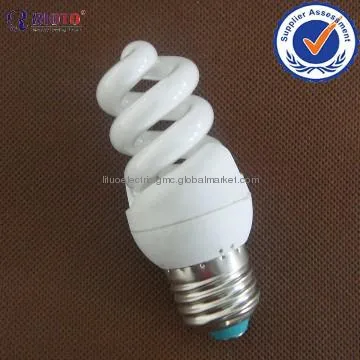 Factory T2 7mm 7W CFL Spiral Bulbs Energy Saver Light CE RoHs ISO9001
