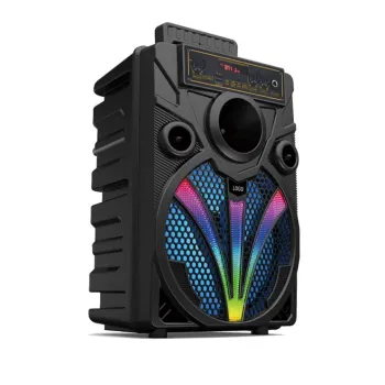 HT-K2 8inch Portable Bluetooth FM Speaker with LED Light