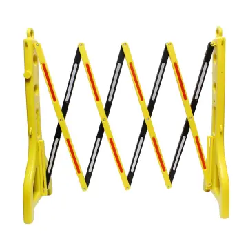 Portable Folding Plastic Traffic Barrier - 100x200cm Road Safety Expander