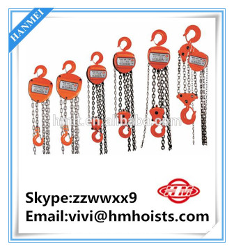 Portable Small Ck 3 Ton Chain Pulley Hoist