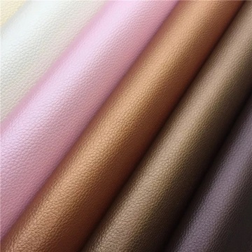 Цветная текстурированная личи мягкая веганская кожа для шитья