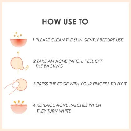 Wholesale Custom Shape Acne Patches with Acne Treatment