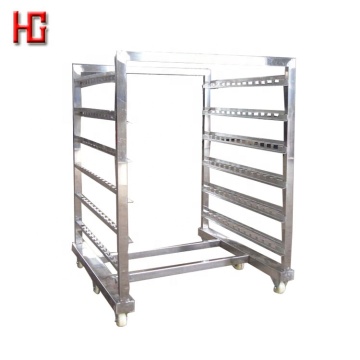 High Quality Meat Smoking Chamber Hanging Trolley/Sausage Hanging Cart for Smoke House/Oven