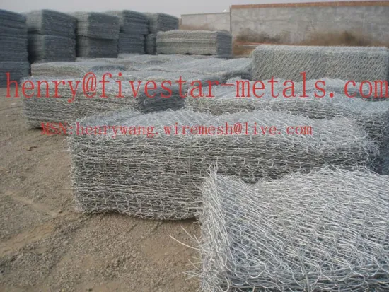 Zinc-10% aluminum-mixed mishmetal alloy gabions