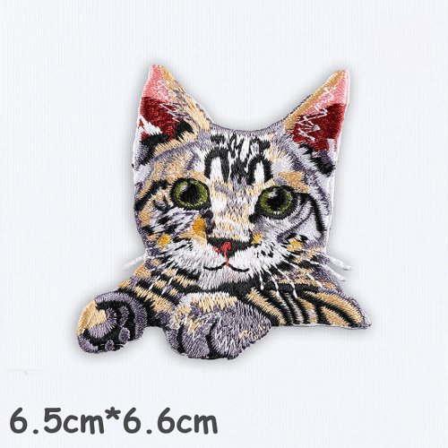 Cute Cat Patches υψηλής ποιότητας τρισδιάστατο κέντημα