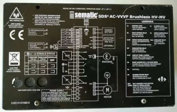 Sematic Door Operator Controller SDS AC-VVVF BRUSHLESS HV-MV