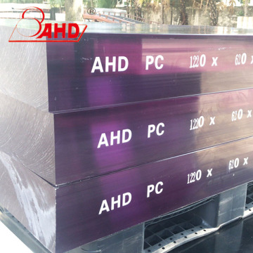 Πίνακες φύλλων ανθεκτικών PC Solid Transparent