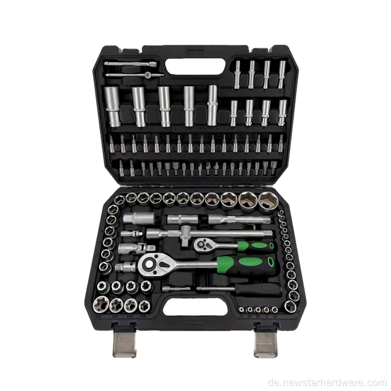 108pcs CRV Socket Set Auto Reparaturwerkzeug -Werkzeug -Set