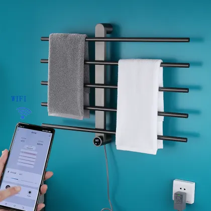 Smart Electric Towel Rack - Gun Grey Bathroom Heater