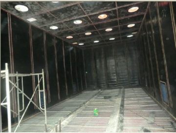 Wind Recycling Environmental Protection Sanding Blasting Room