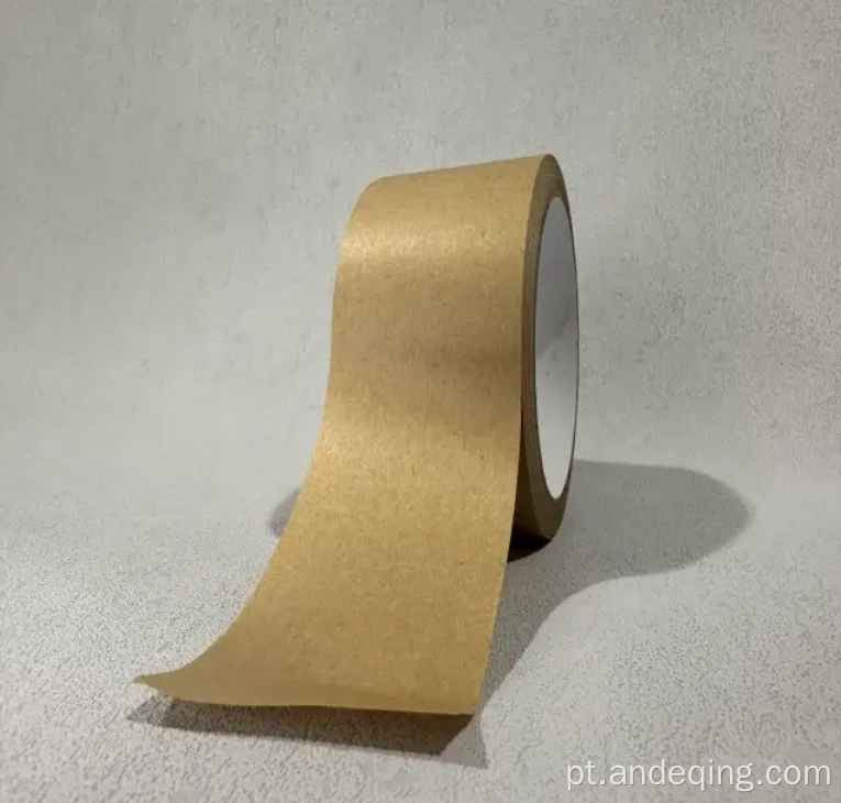 Fita de embalagem de papel kraft de kraft estampado personalizado