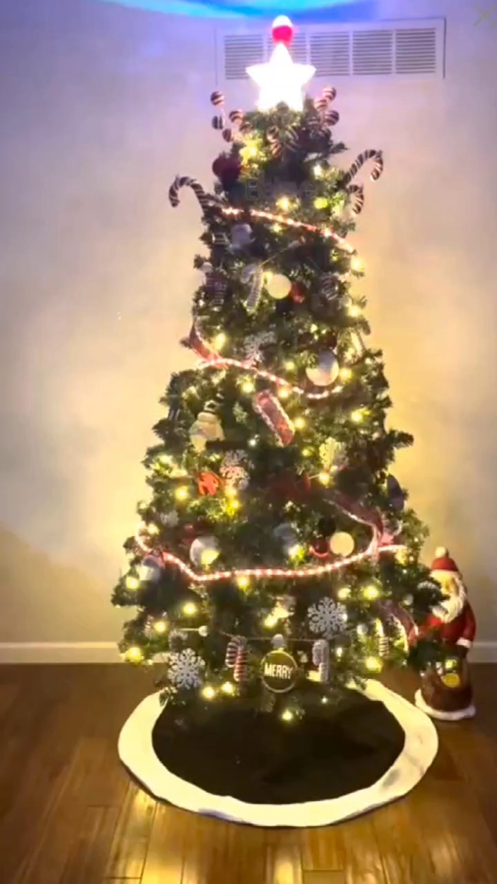 Elegant Artificial Christmas Tree with Lights