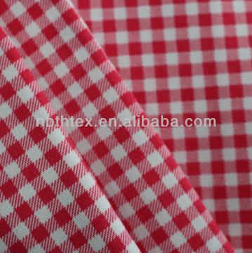 95% cotton 5% elastane fabric tartan design