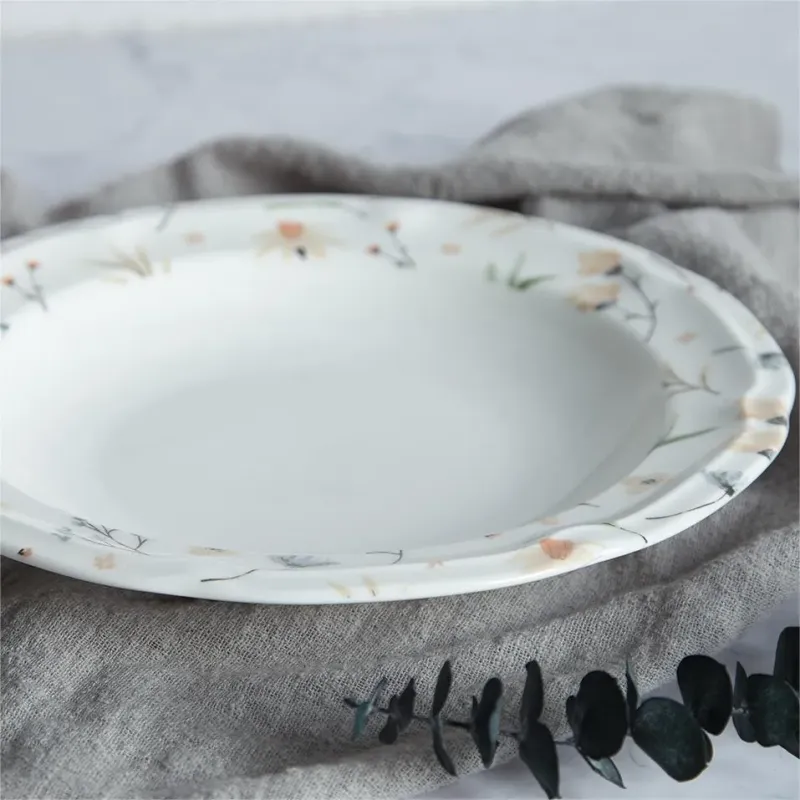 Luxury Floral Porcelain Dinner Set