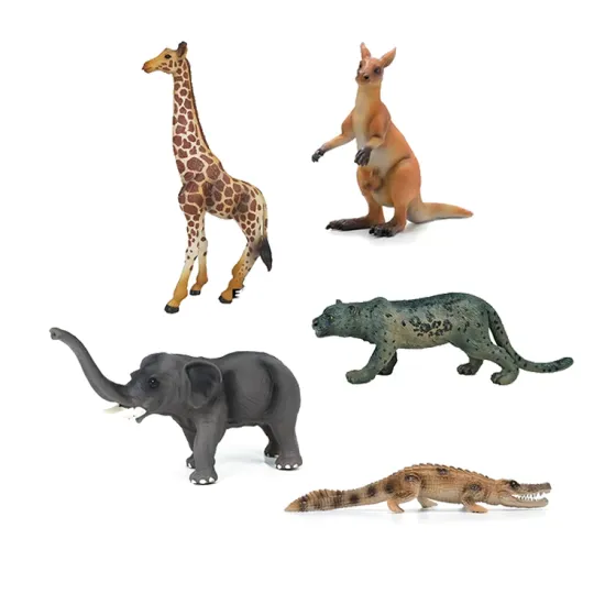 Explore EPT Dollartoys: Safari Animal Toy Promotions - Unleash the Wild with Figurines of Deer, Gorilla, Elephant, Giraffe, Hippo, Rhinoceros