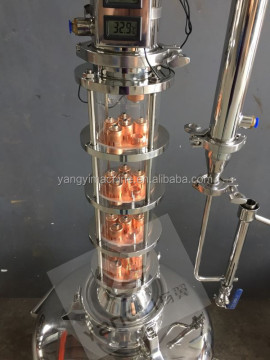 Copper Bubble Plate Moonshine Stills: Reflux and Distiller Columns