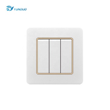 Pc Face Panel 3 Gang 2 Way Wall Switch