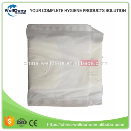 Free Sample Sanitary Pads Lady Organic Pure Cotton Anion Sanitary Napkin