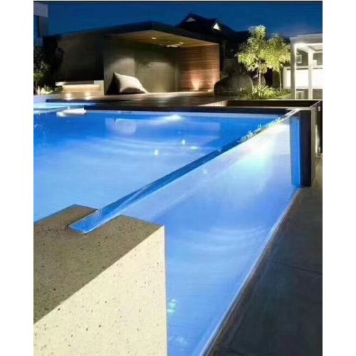 Folha de piscina de acrílico transparente resistente a UV