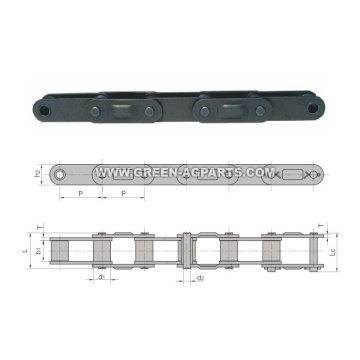 CA Type Steel Agricultural Replacement Chains