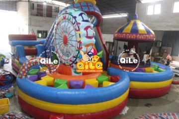 Hot Commercial Grade Giant inflatable Funland from QILE