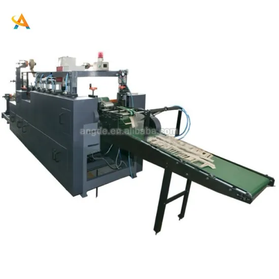 Fully Automatic Rope Paper Bag Handle Pasting Machine with Hot-melt Glue and Siemens Control