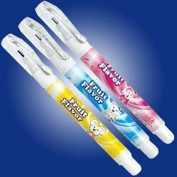 Nontoxic Correction Pen with Lovely Cartoon Pattern Printed in Pen Shape, 4mL
