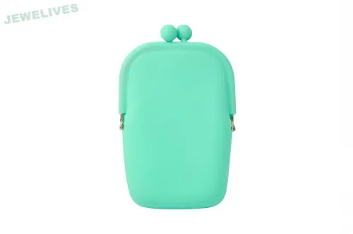 Silicone Coin Purse In Light Green 