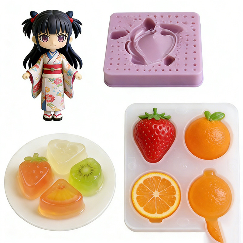 Condensation curing silicone mold rubber