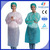 protective hygiene and safety wear PP/PE isolation gown