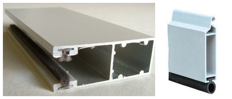 Aluminum Roller Door Bottom Beam