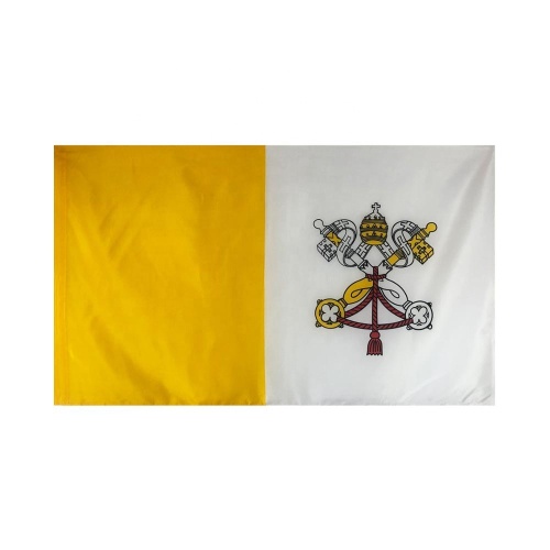 polyester custom marking 3x5 vatican flag printing