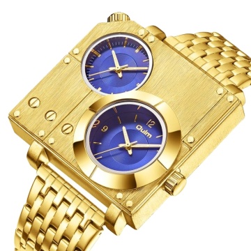 Oulm Watches: Simple Male Quartz Wholesale Stainless Steel Chronograph Wristwatch
