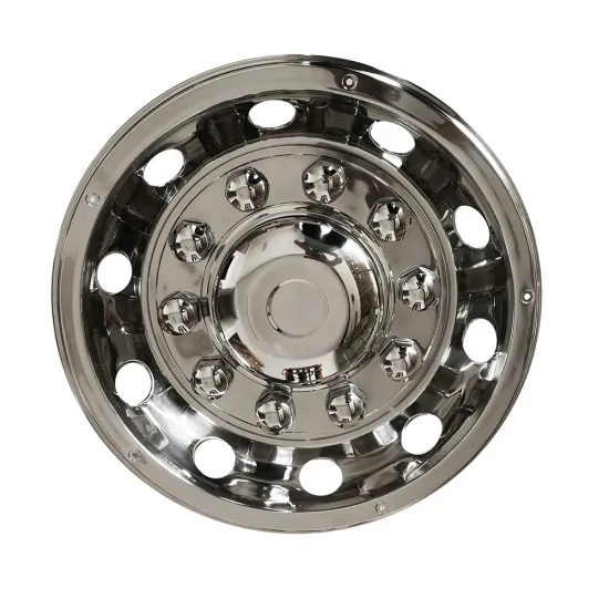 Front Deluxe Stainless Steel Bus Wheel Cover - 22.5'' HC-B-50020