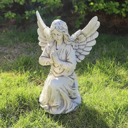 Wholesale Resin Crafts: Praying Guardian Garden Angel Statues