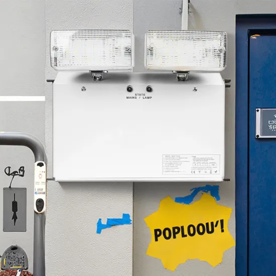 IP65 Dual-Head 2x6W Emergency Light