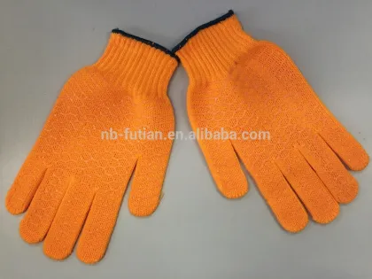reticular fishing knitted anti-slip gloves cotton working glove
