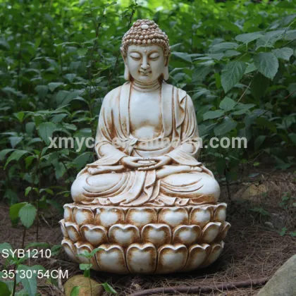 Large size decorative zen buddha garden statue for outdoor use