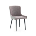 High back cushion leather materials dining chairs