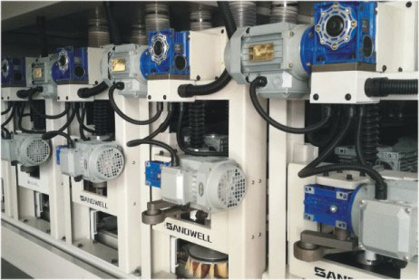 Woodworking Cabinet Profile Brush Polishing Sanding Machine