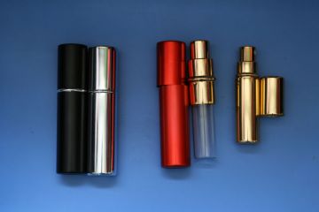 Customized 10ml Aluminum Perfume Sprayer / Pen Atomizer For Glass Perfume Vial