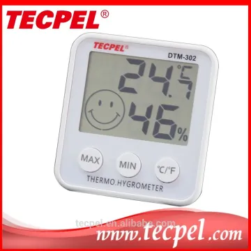 DTM-302 household Display Thermometer / Hygrometer , Temperature Humidity meter
