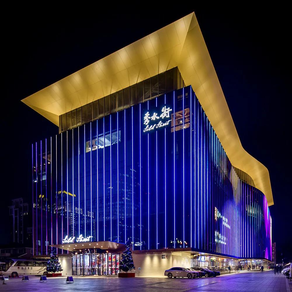 shopping mall facade lighting project shopping mall facade lighting project