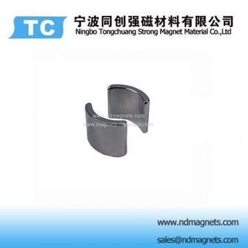 Nickel Coated Arc Shaped Neodymium Magnets 